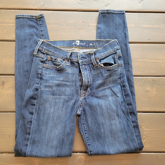 7 for all mankind the skinny size 27 - Picture 1 of 8